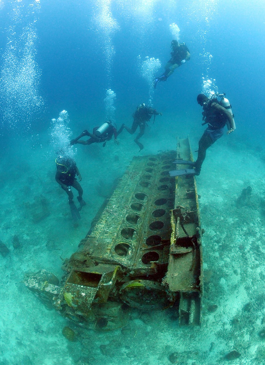 난파선 다이빙: 바다 속 시간여행