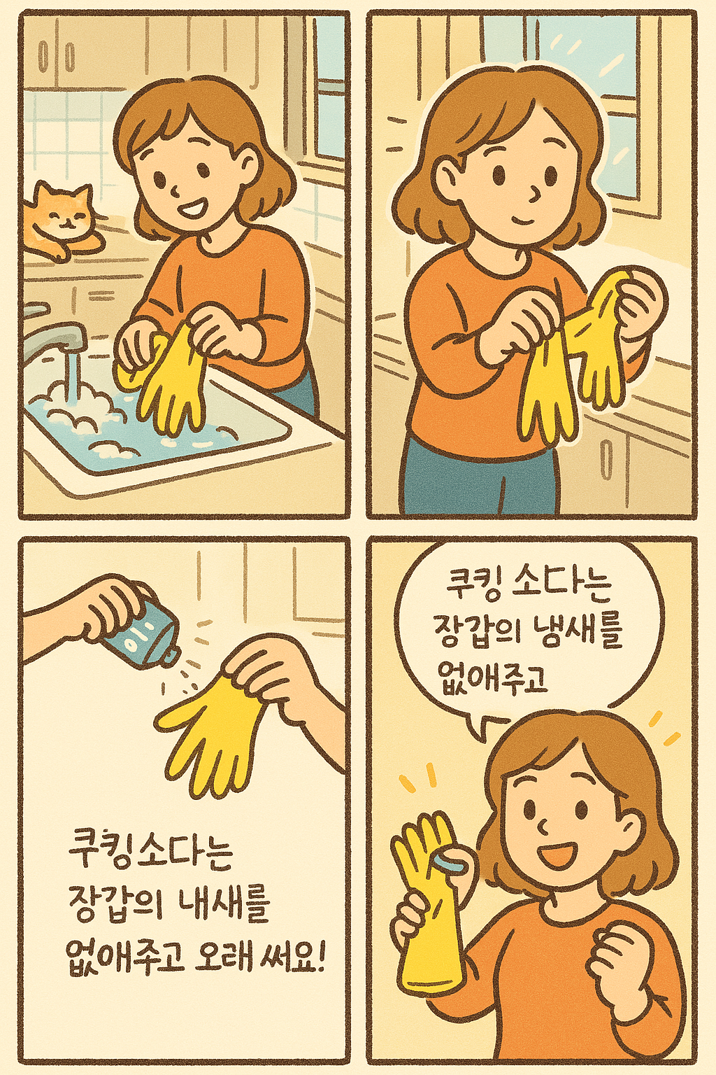 고무장갑 오래 쓰는 법