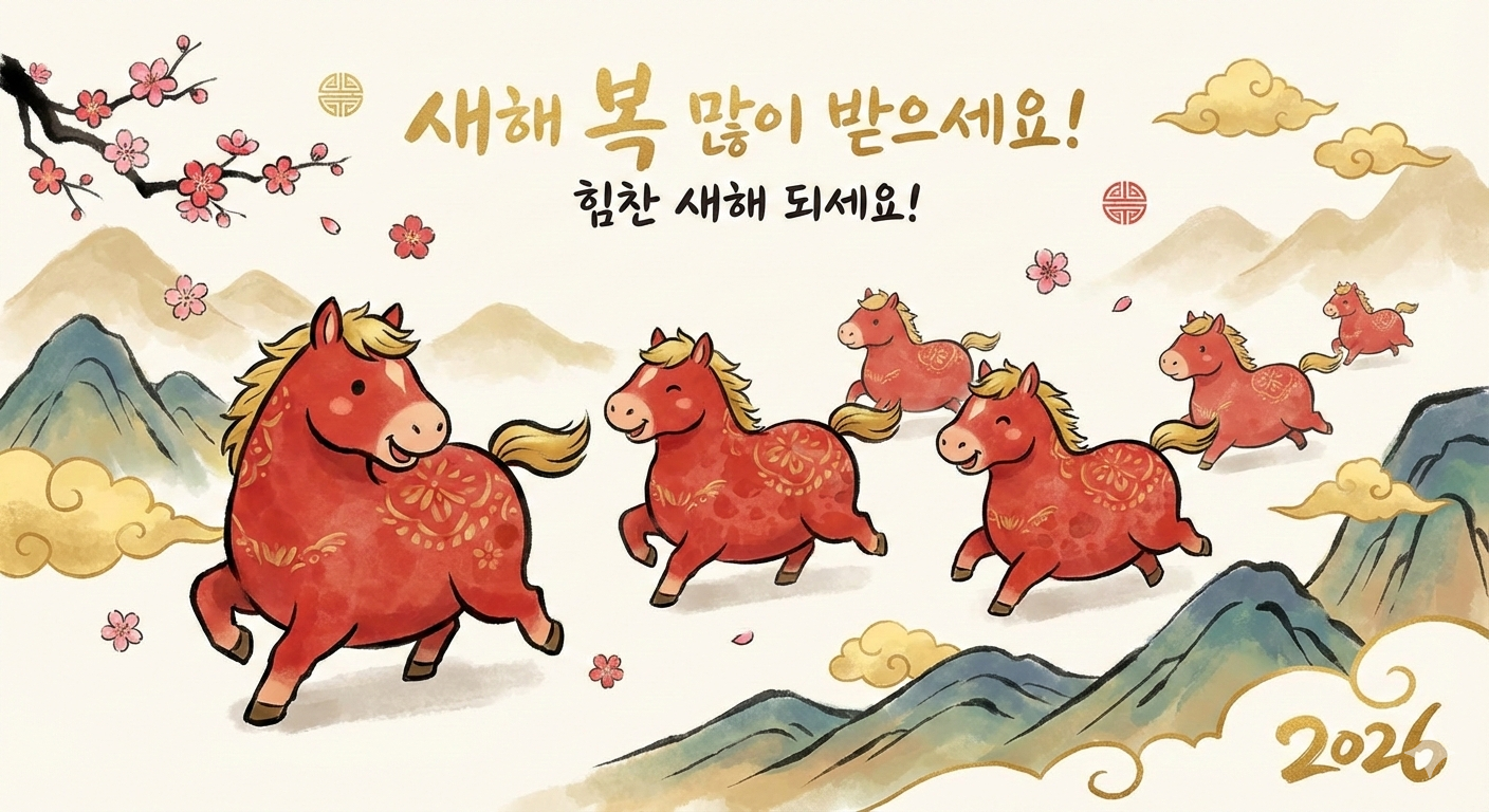 2026년 신년축하 연하장 이미지 07