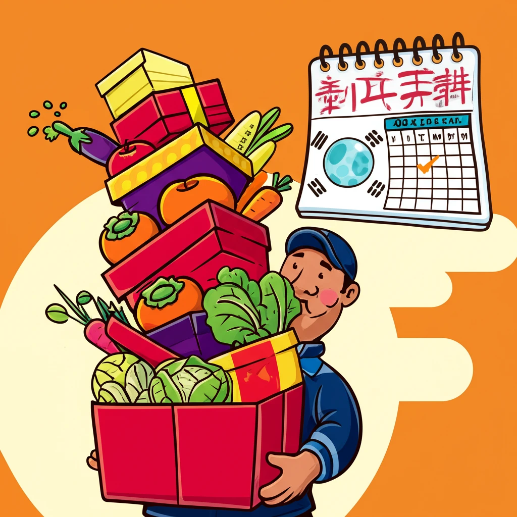 신선식품 일반 택배 추석 전 배송 보..