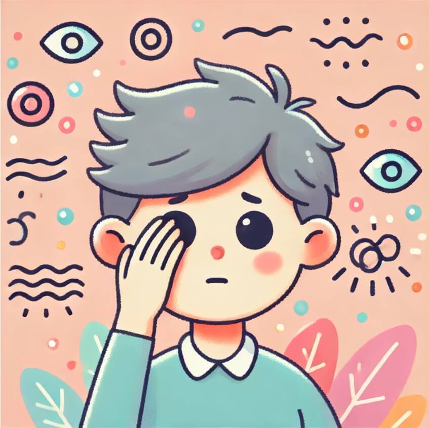 비문증 관련 사진