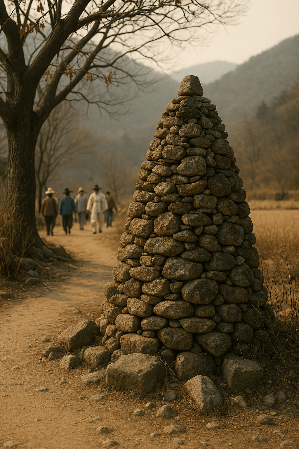 서낭당 돌탑의 전설 – 길 위에 남은 사람들의 약속과 기도