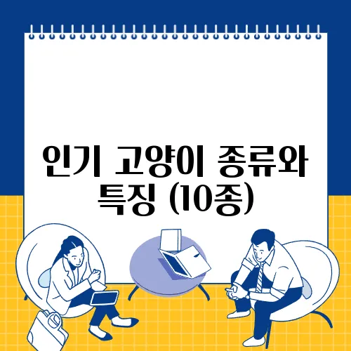 인기 고양이 종류와 특징 (10종)