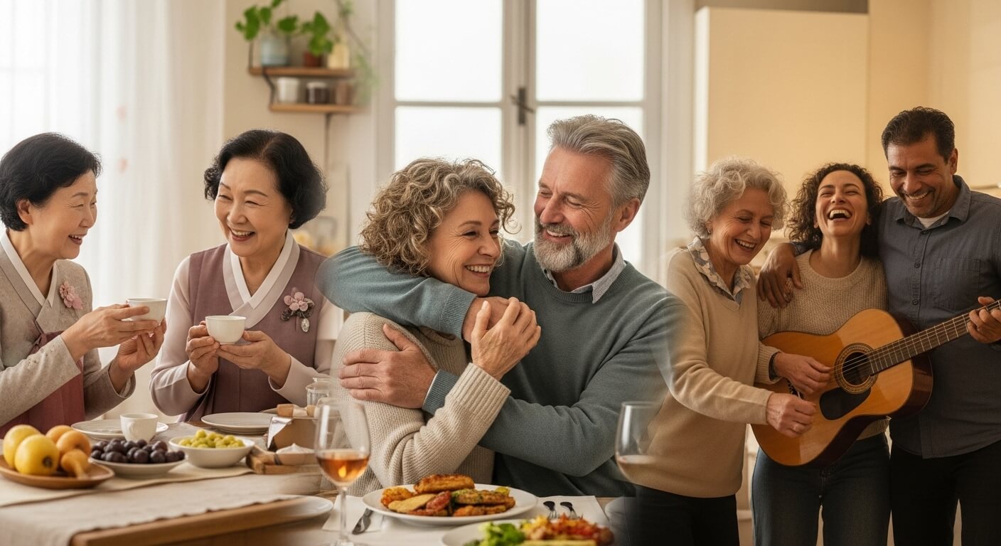 세계의 가족 영화, 문화 따라 다른 사랑의 언어 관련 사진