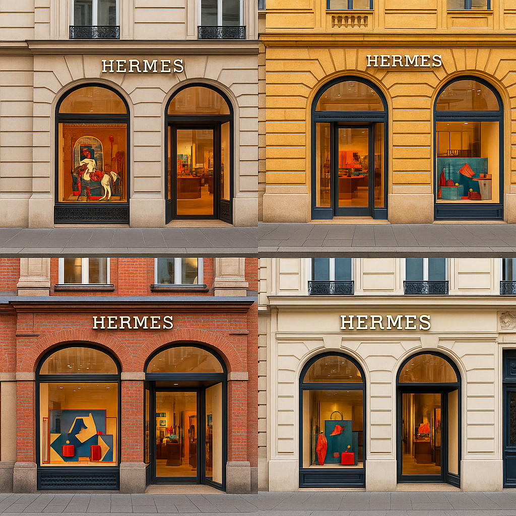 에르매스 매장 관련 사진