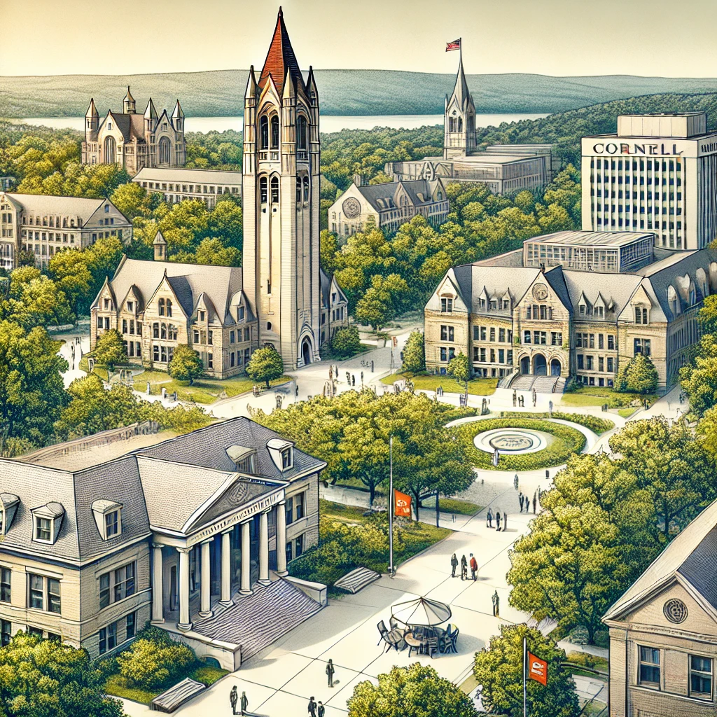 코넬대학교 전경그림