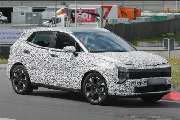 스포티지 페이스리프트 위장막