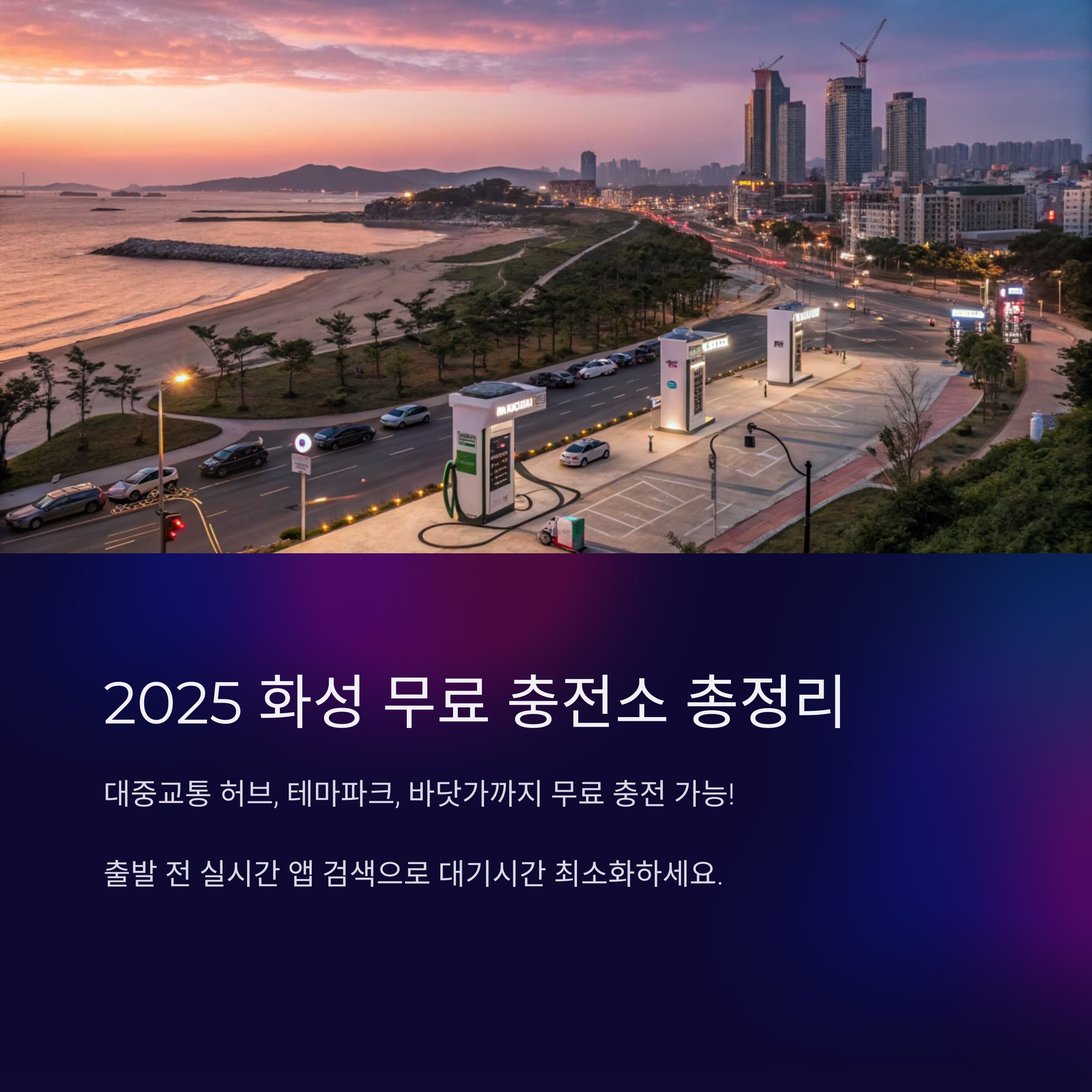 화성시 무료 충전소