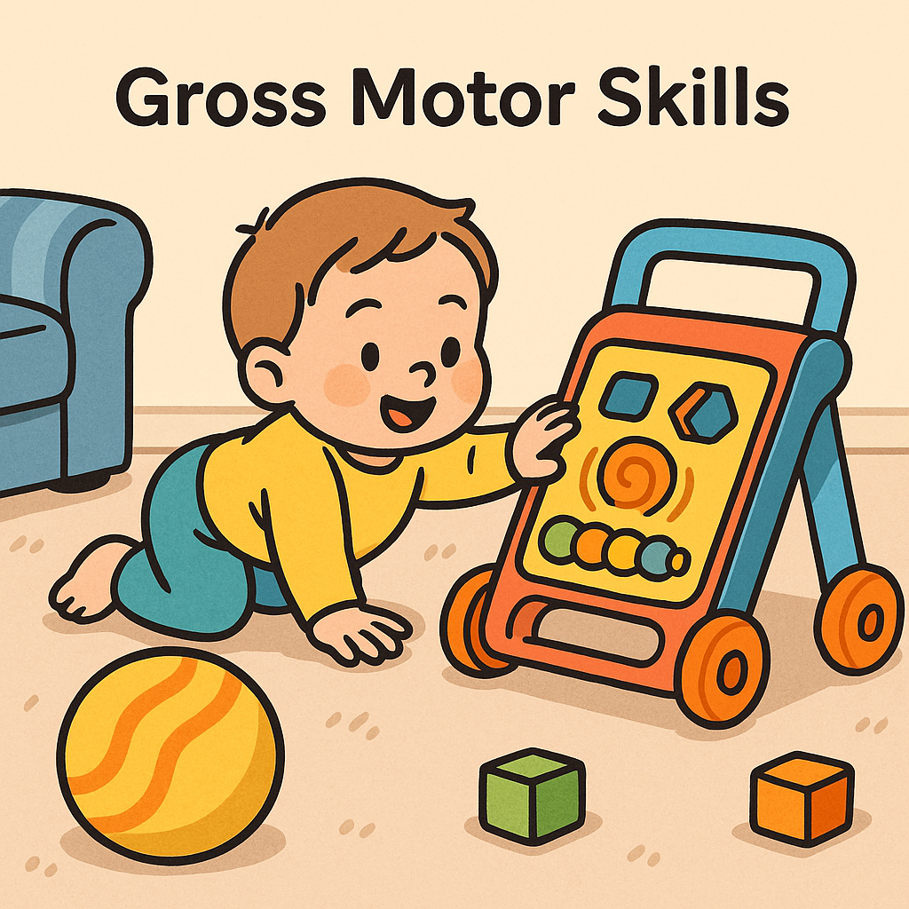 걷기 전 아기를 위한 대근육 발달 장난감 추천 TOP3