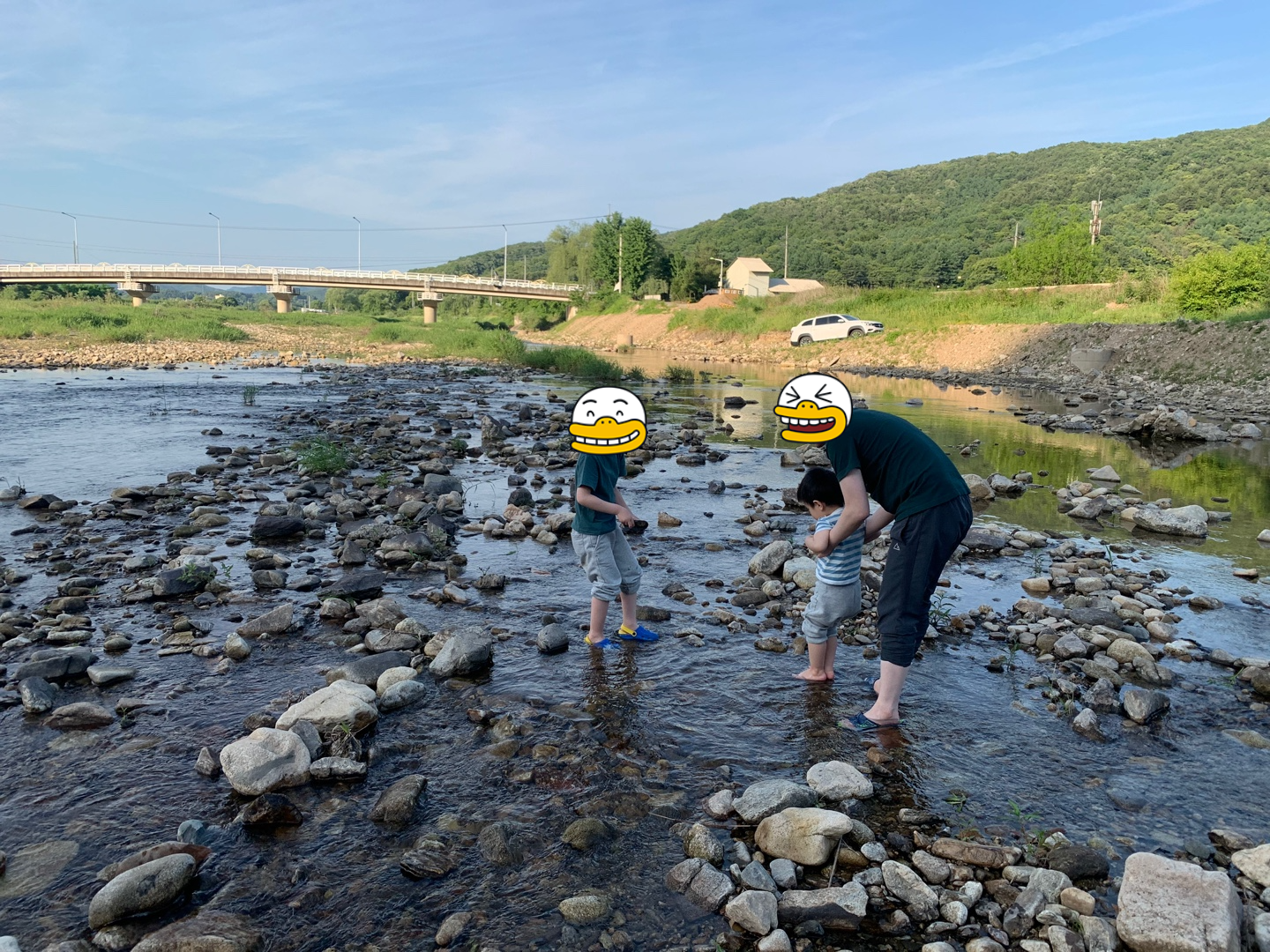 양평 흑천 개울가