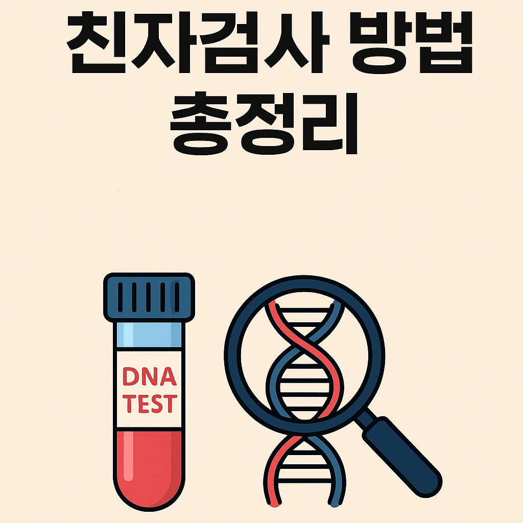 친자검사 방법 총정리 : 정확한 친자 확인을 위한 다양한 검사법과 비용 관련 사진