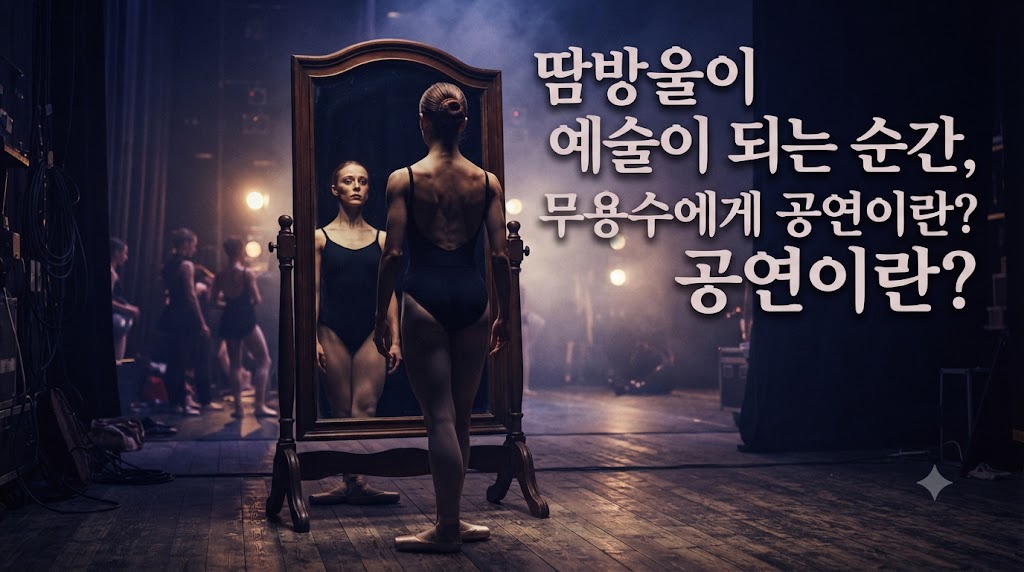 프로 단체 무용수에게 '공연'이 가지는 궁극적 의미: 땀방울이 예술로 승화되는 순간