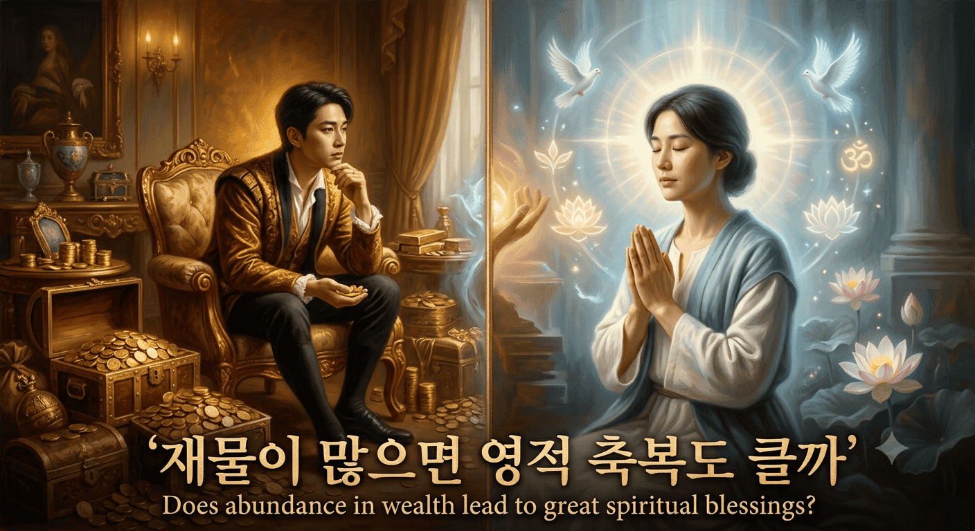 재물이 많으면 영적 축복도 클까