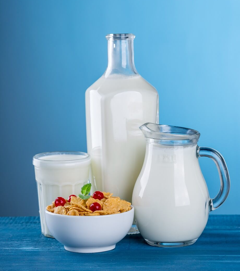 우유와 시리얼