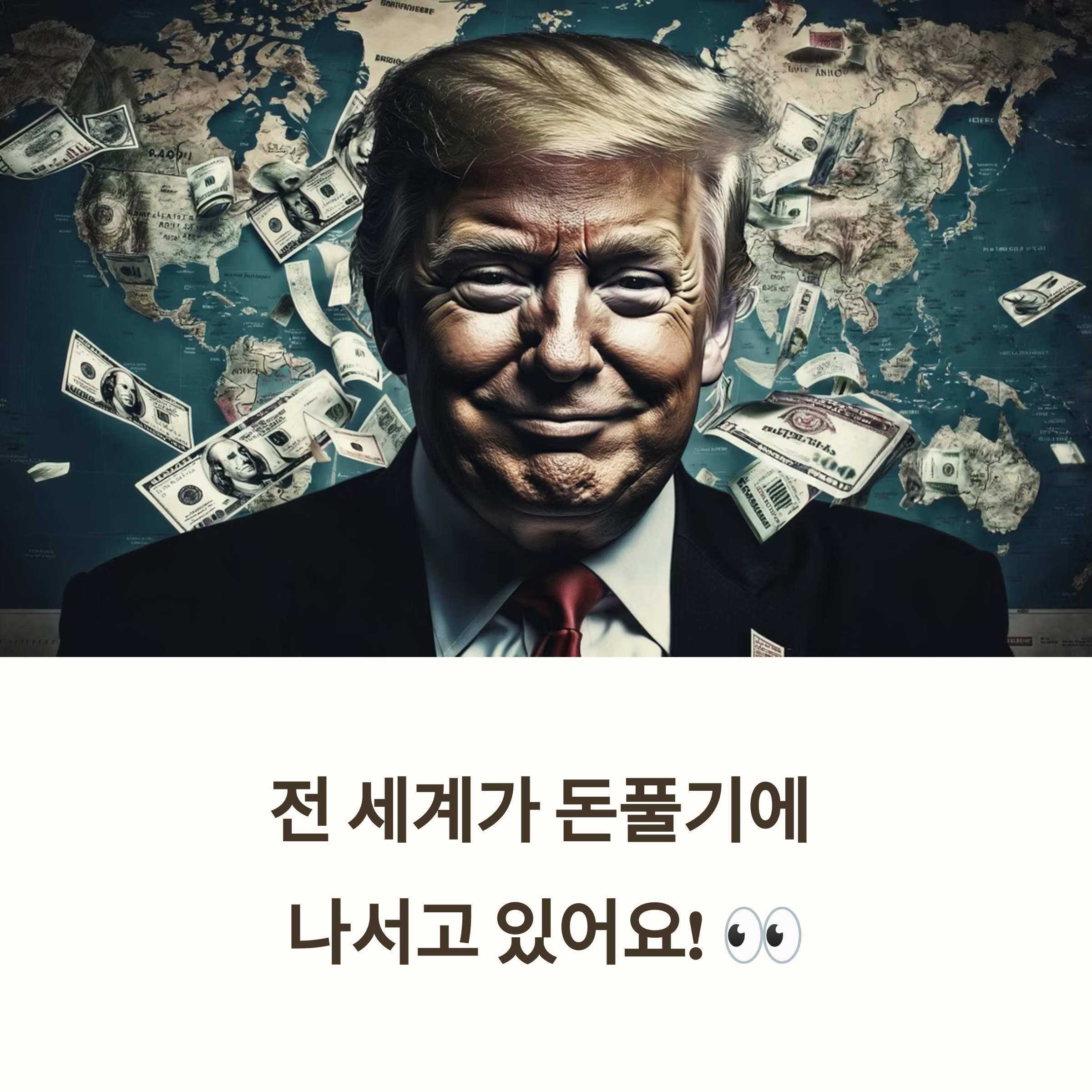 트럼프발 쇼크 전 세계 돈풀기 전쟁