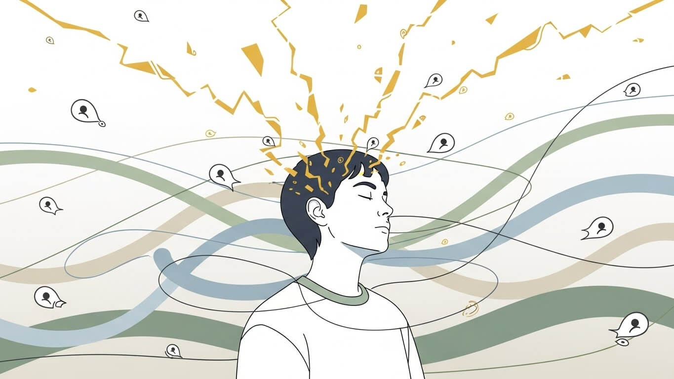 하루 동안 주의가 이동한 횟수와 감정 안정도의 관계