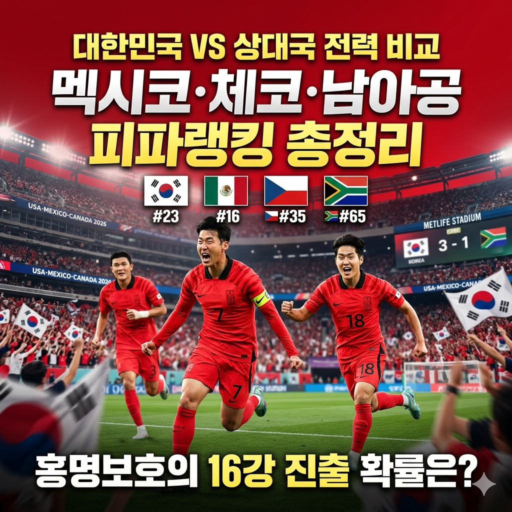 2026 월드컵 조편성 결과: 한국 A조 일정 및 48개국 전체 명단 정리 관련사진