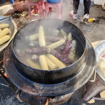 동해 북평 5일장 먹거리