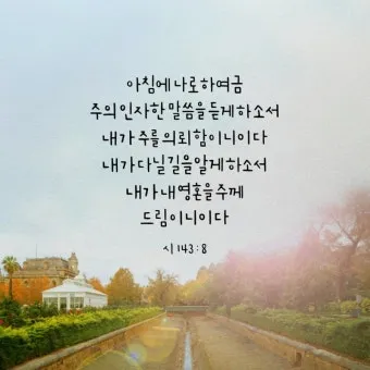 시편 85장 10절 읽기 - 인자와 진리가 같이 만나고 의와 화평이 서로 입맞추었으며_12