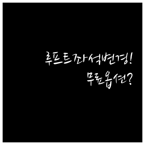 루프트한자 좌석 변경 방법과 요금제별..
