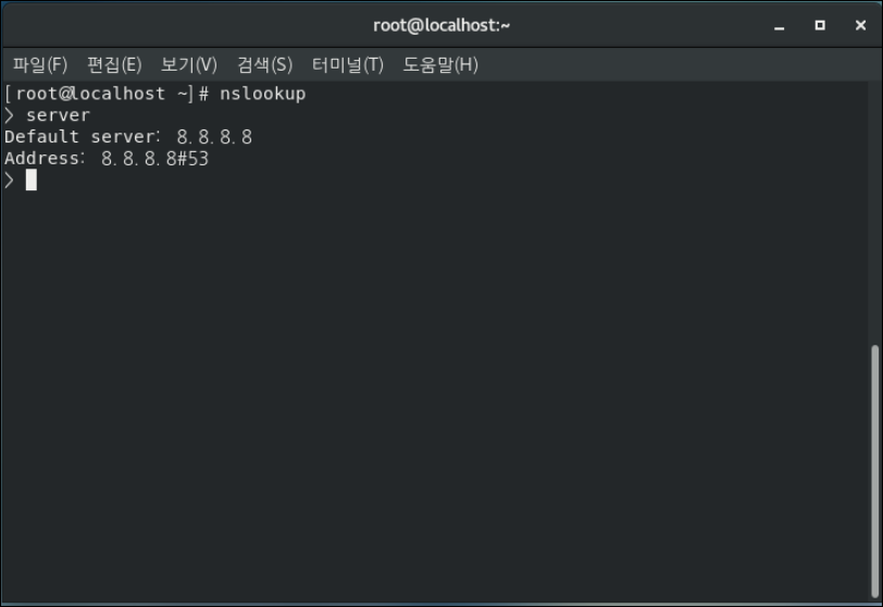nslookup