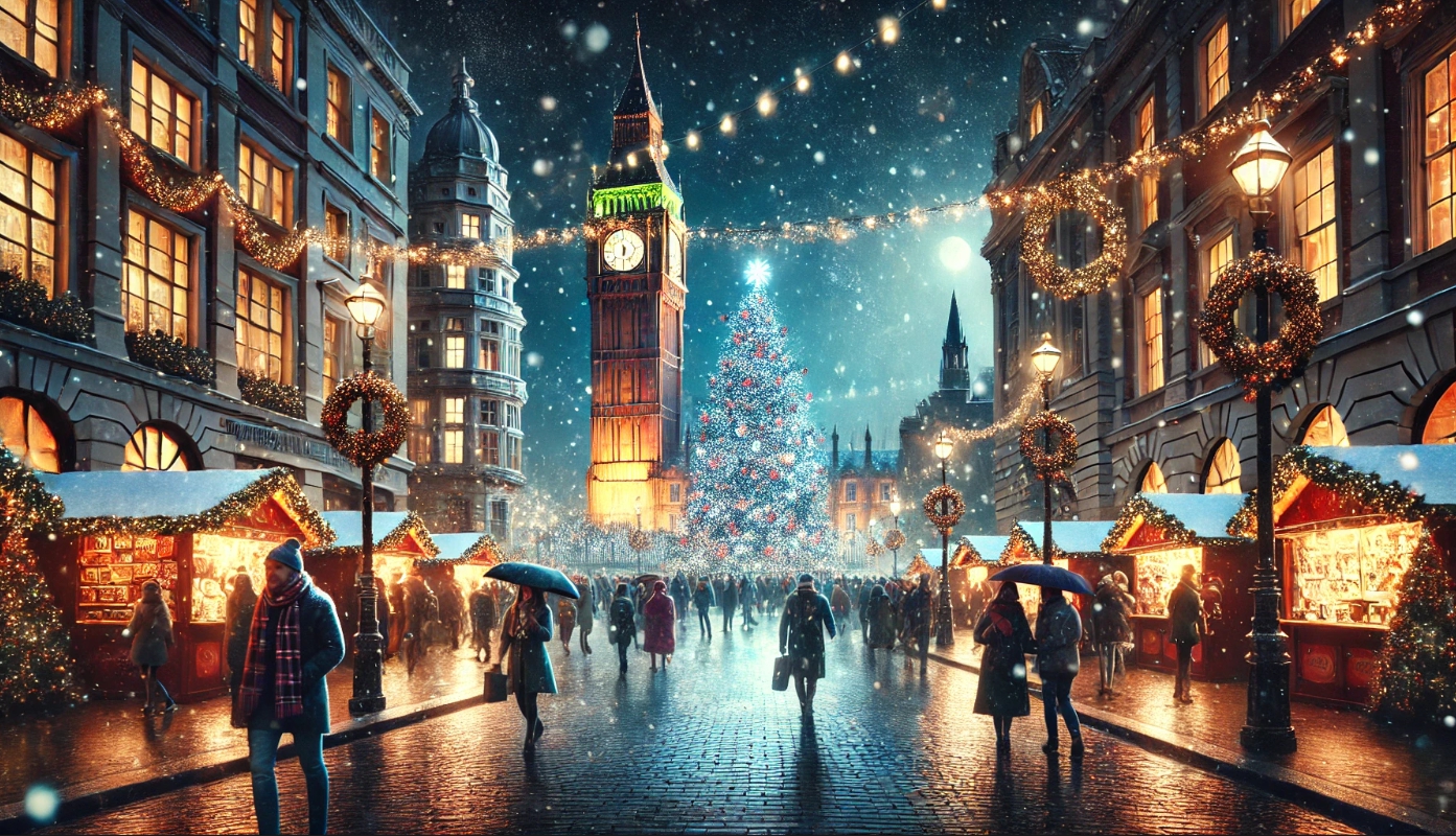 유럽 크리스마스를 나타내는 이미지입니다.