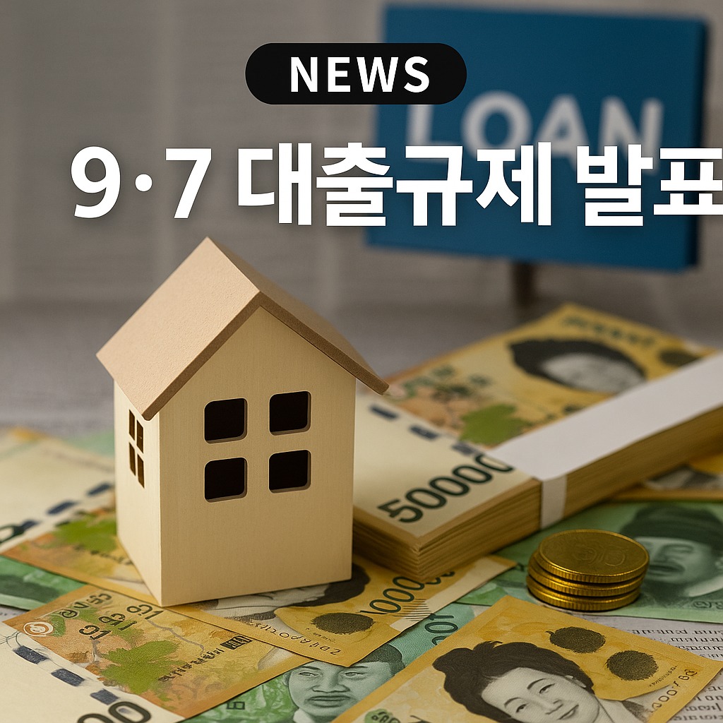 9&middot;7 대출규제 발표 총정리: 주요 내용과 실제 영향(정책 뉴스 중심) 관련된 사진