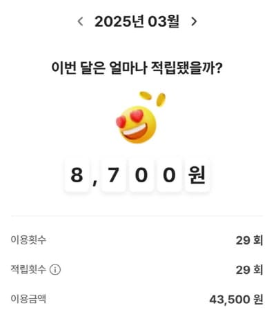 K패스적립내역