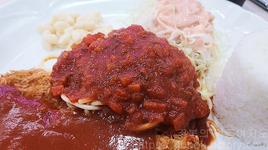 부천-돈스파-밑반찬들-스파게티