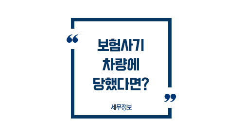 보험사기 차량에 당했다면