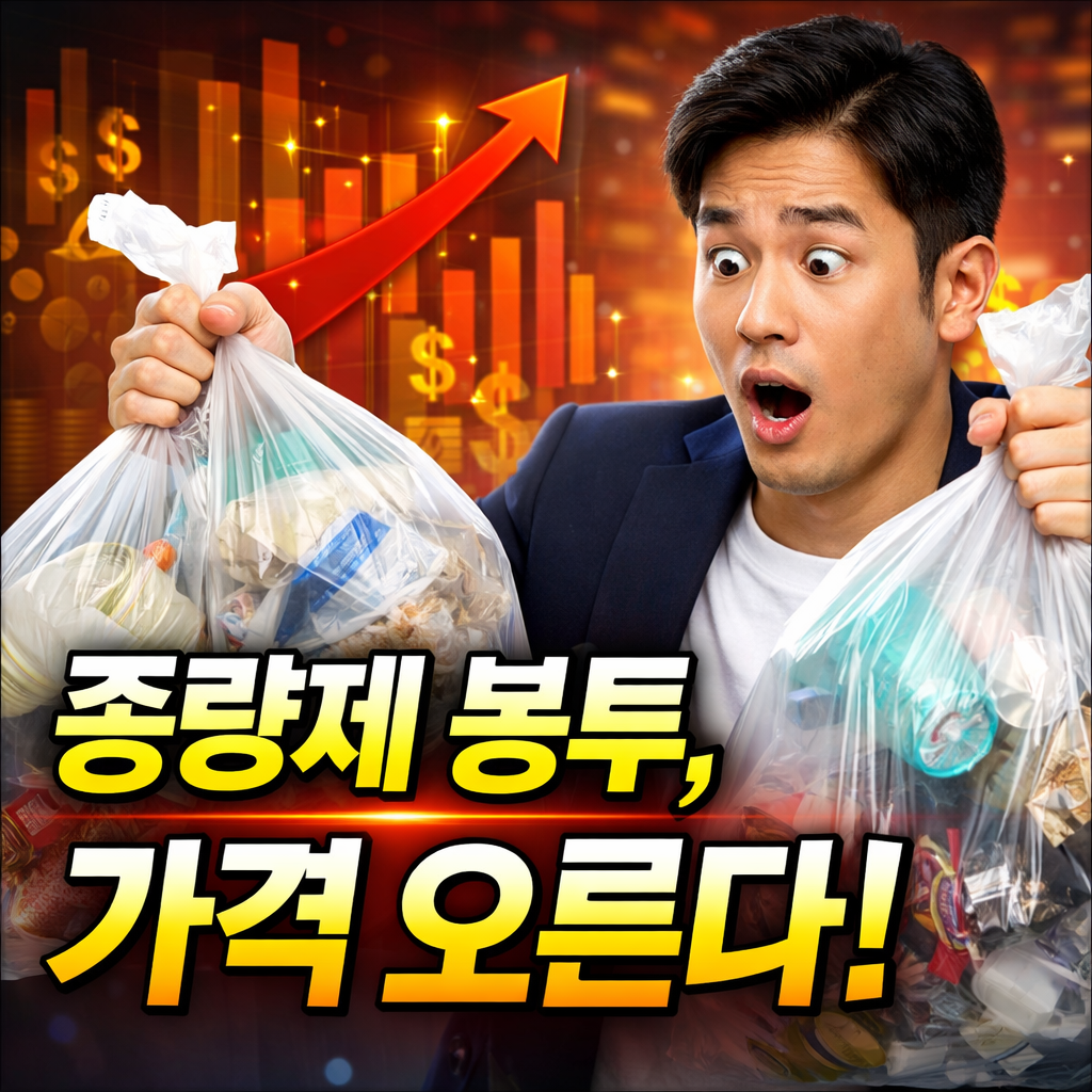 종량제 봉투 가격 인상
