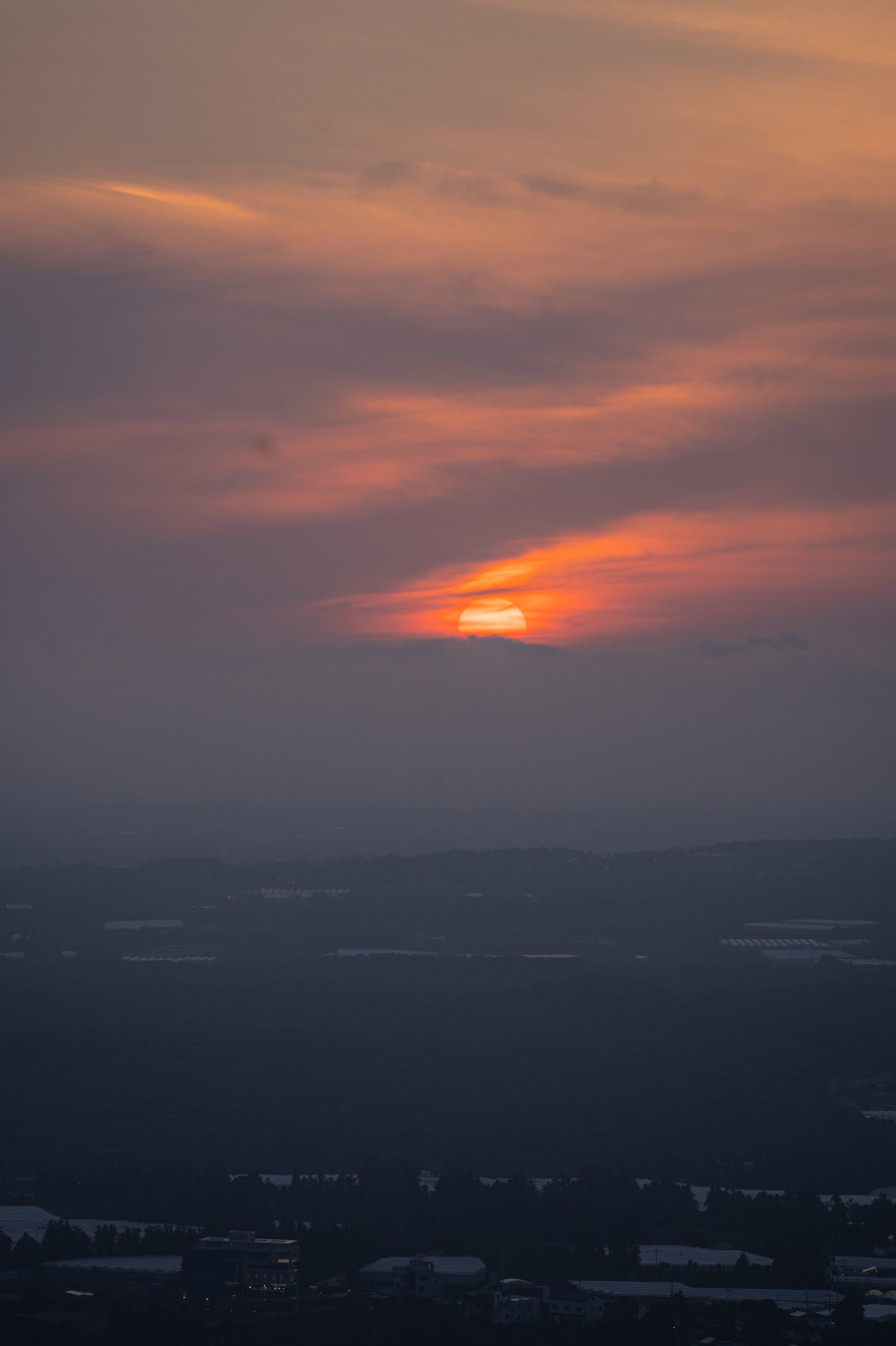 군산 오름 일몰