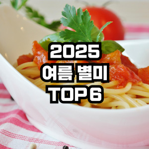 2025 여름별미 TOP6