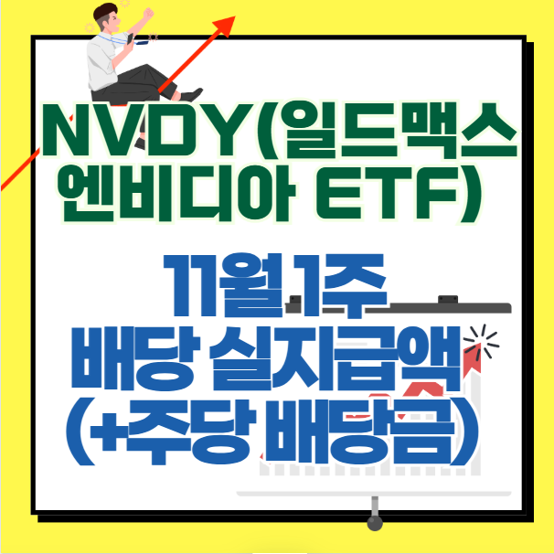 NVDY(일드맥스-엔비디아-ETF)-11월-1주-배당-실지급액-(+주당-배당금)