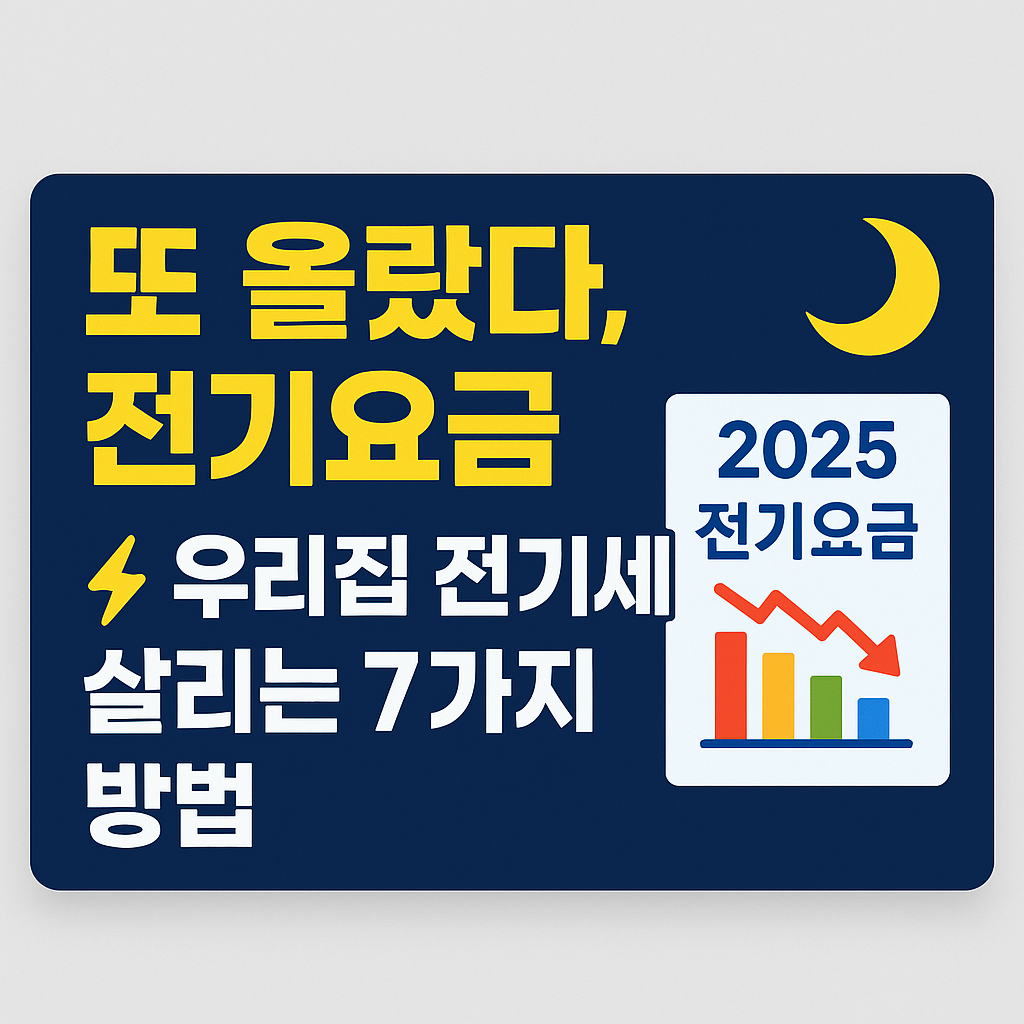 전기세줄이는법 7가지