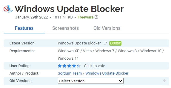 Windows-Update-Blocker