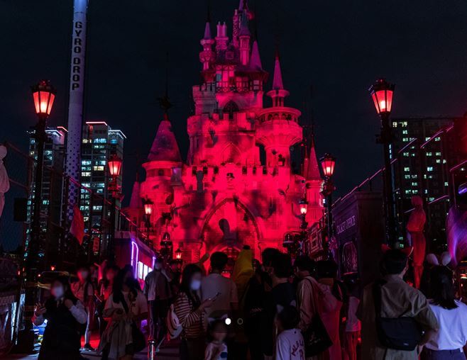 롯데월드할로윈축제포토존