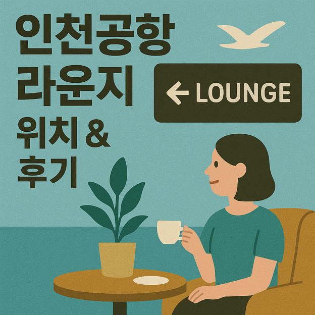 인천공항 라운지 위치 &amp; 후기 총정리
