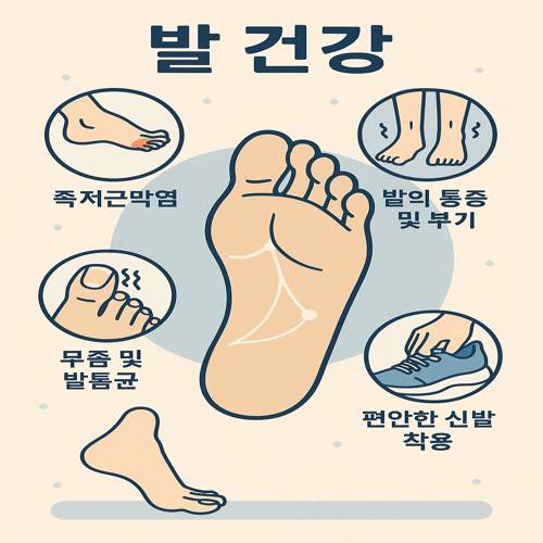 발 건강 관련 이미지