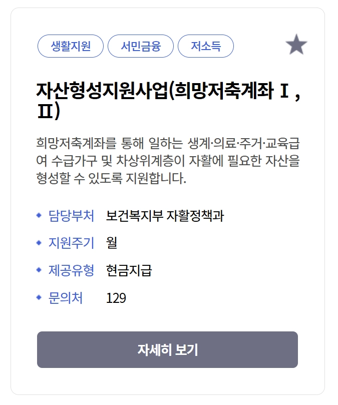 희망저축계좌 Ⅰ,Ⅱ 차이점, 조건확인, 신청방법