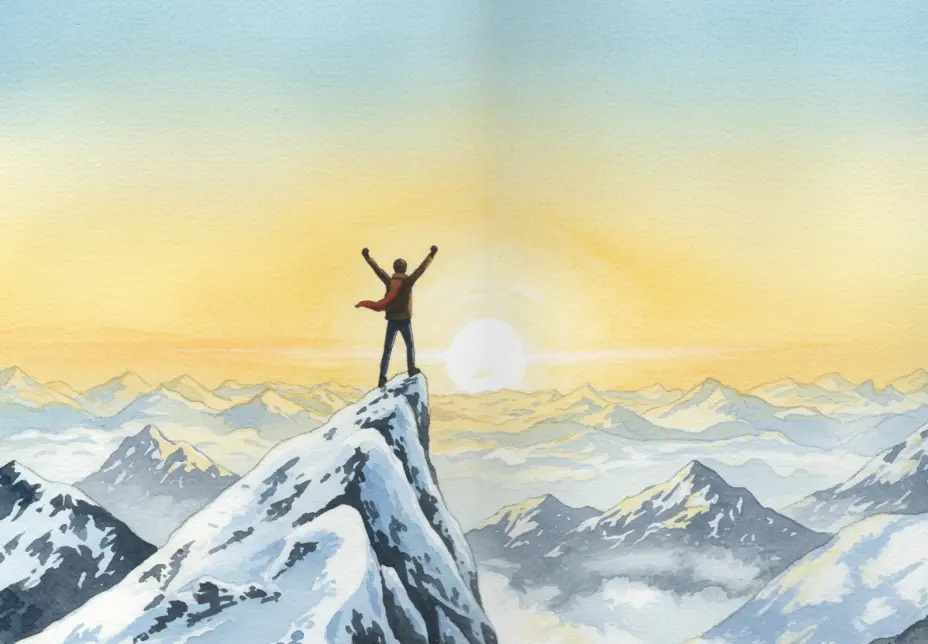 높은 산에 오르는 꿈 해몽