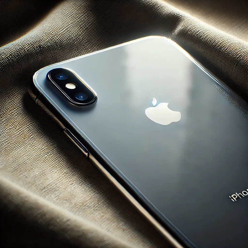 아이폰 X의 듀얼 카메라와 유리 마감 뒷면