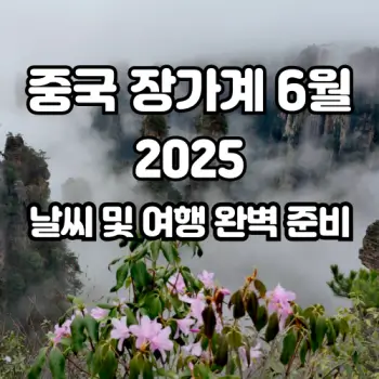 중국-장가계-6월-날씨-및-여행-완벽-준비-2025