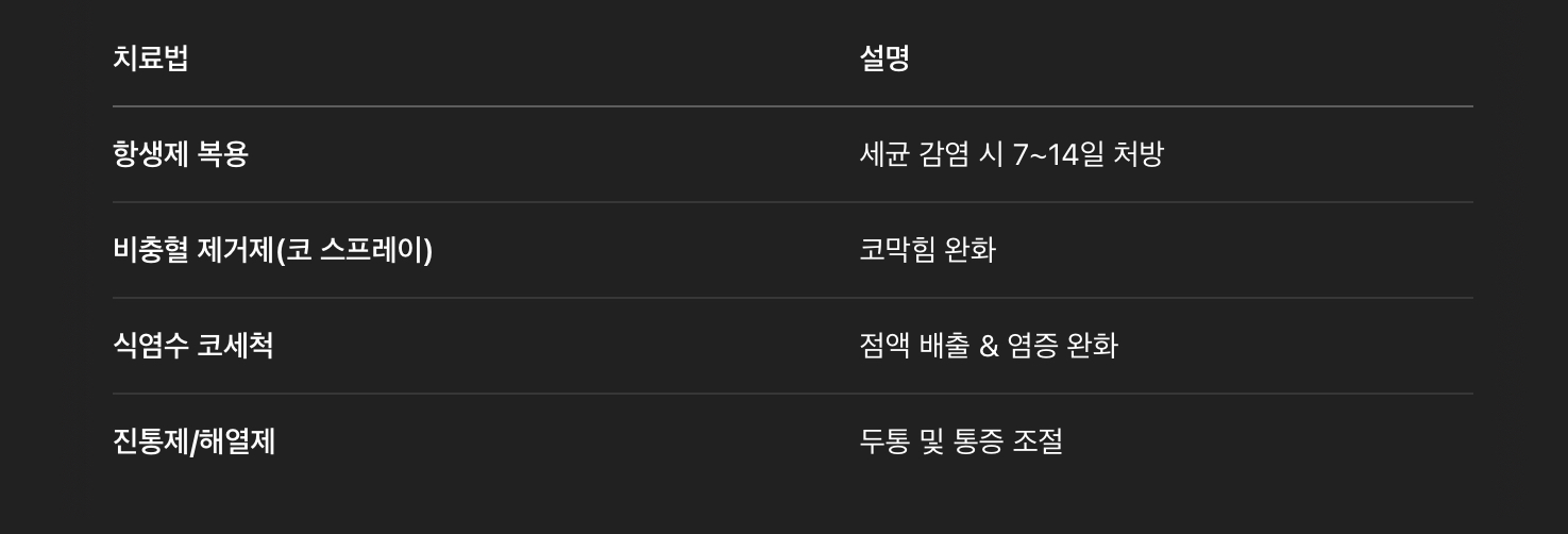 급성 부비동염