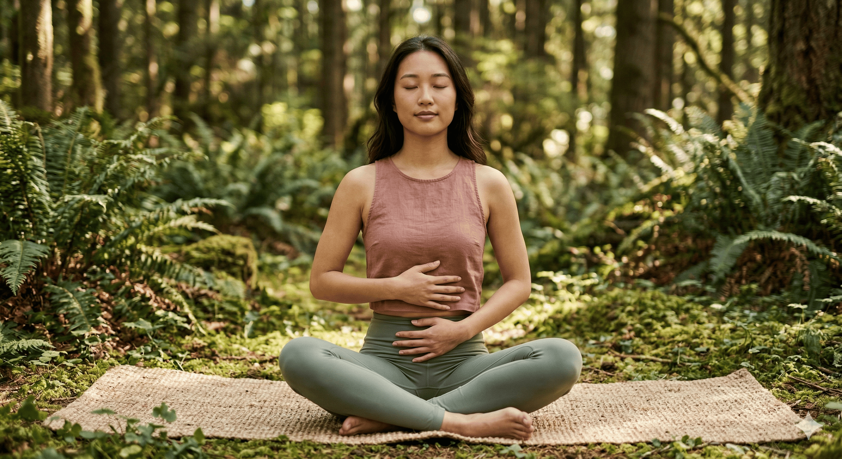 복식 호흡 횡격막 자극 스트레스 완화 호흡법