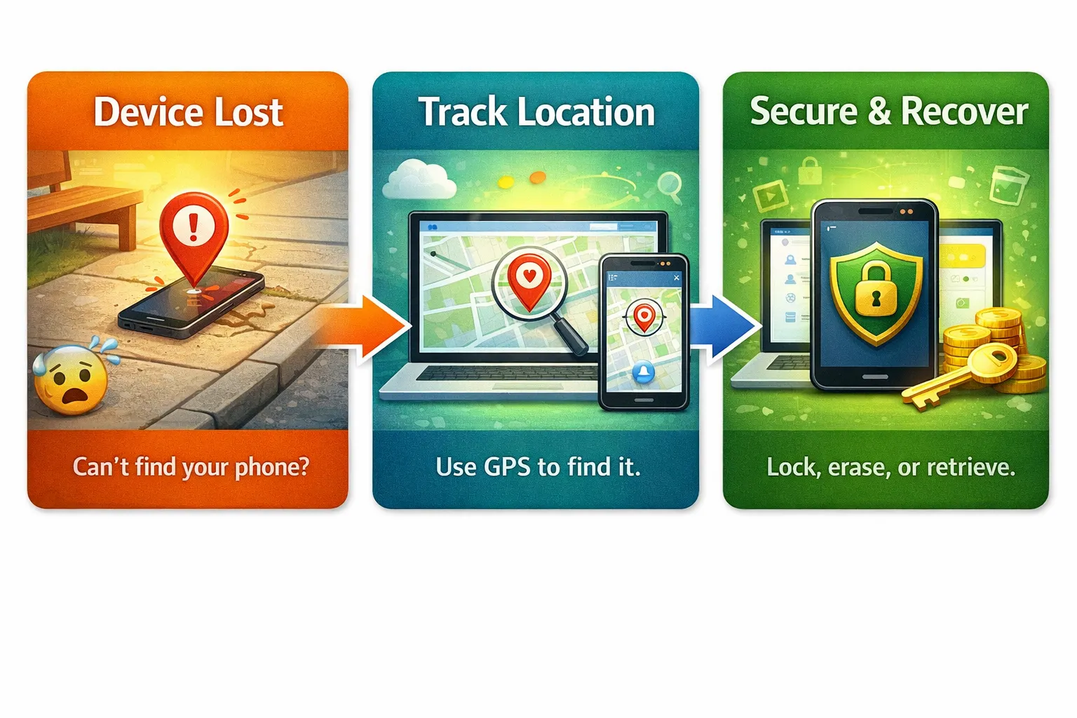 스마트폰 위치추적 (설정방법, 분실대응, 배터리영향)