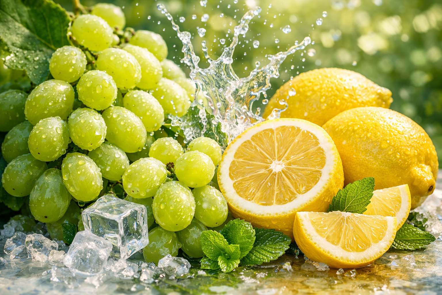 레몬과 청포도