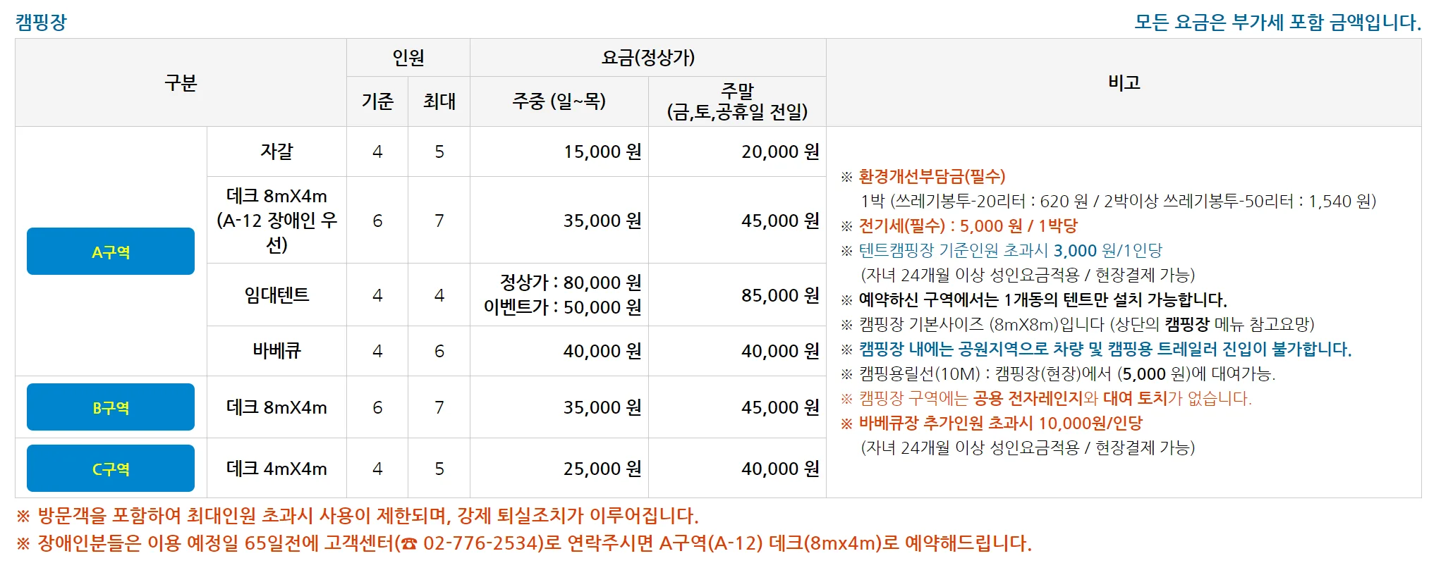 영종씨사이드 캠핑장