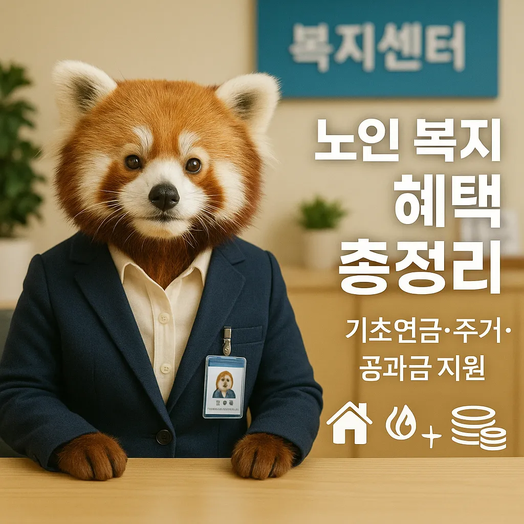 노인 복지 혜택 총정리 기초연금부터 주거·공과금 지원까지 보는 가이드