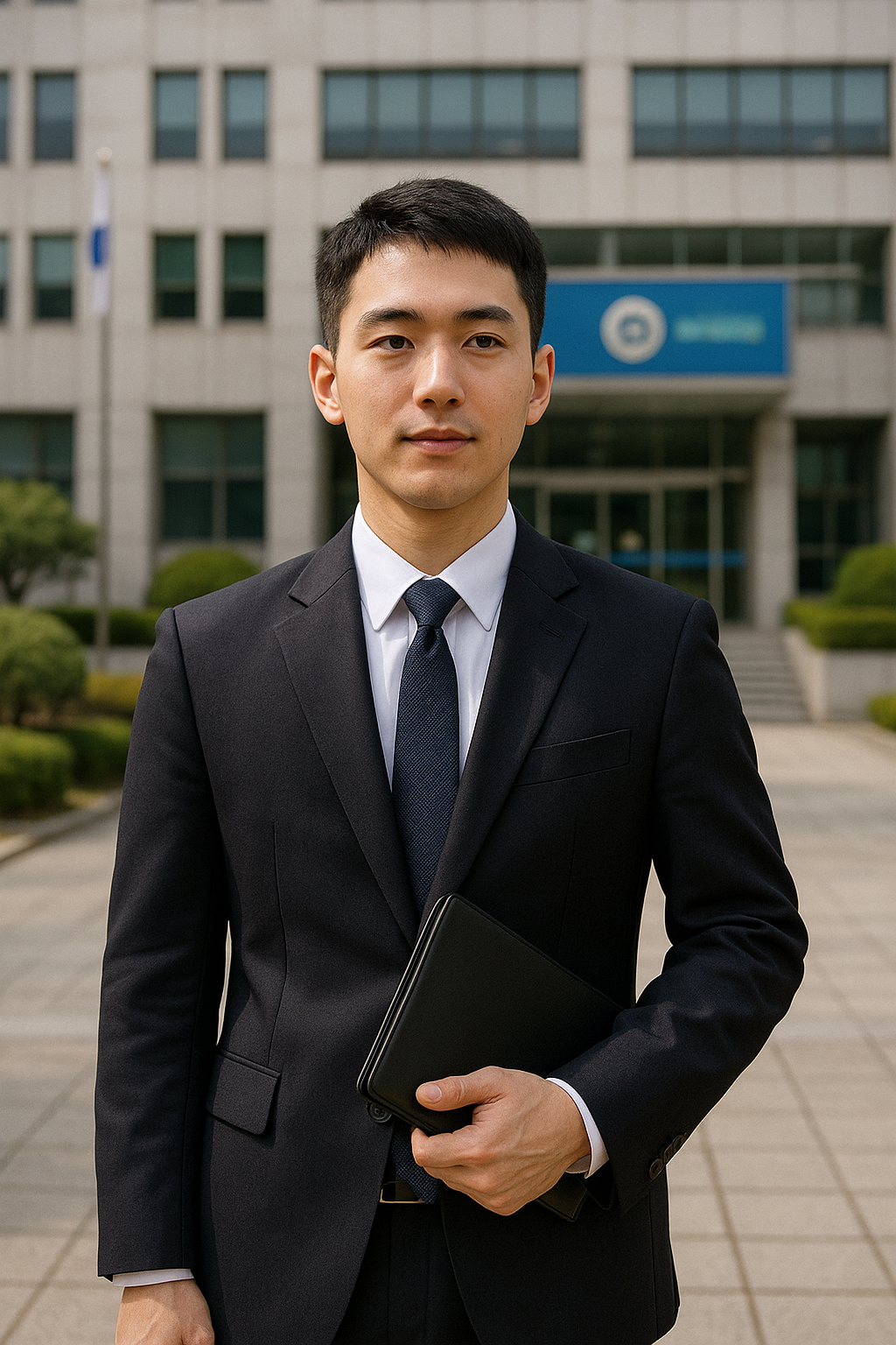 군 복무 경력을 인정받아 취업 준비 중인 청년 남성